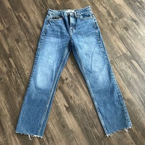 TopShop women’s jeans, 25 W, 32 L straight leg